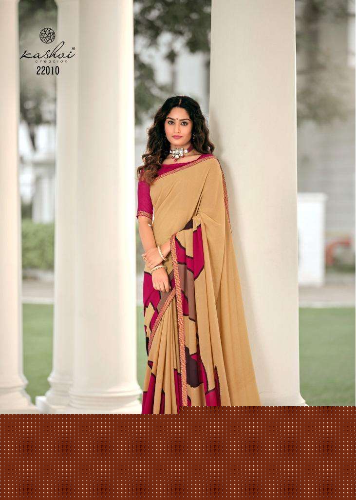 ANSH VOL-3 BY KASHVI CREATION 22001 TO 22010 SERIES INDIAN TRADITIONAL WEAR COLLECTION BEAUTIFUL STYLISH FANCY COLORFUL PARTY WEAR & OCCASIONAL WEAR HEAVY MICRO SAREES AT WHOLESALE PRICE