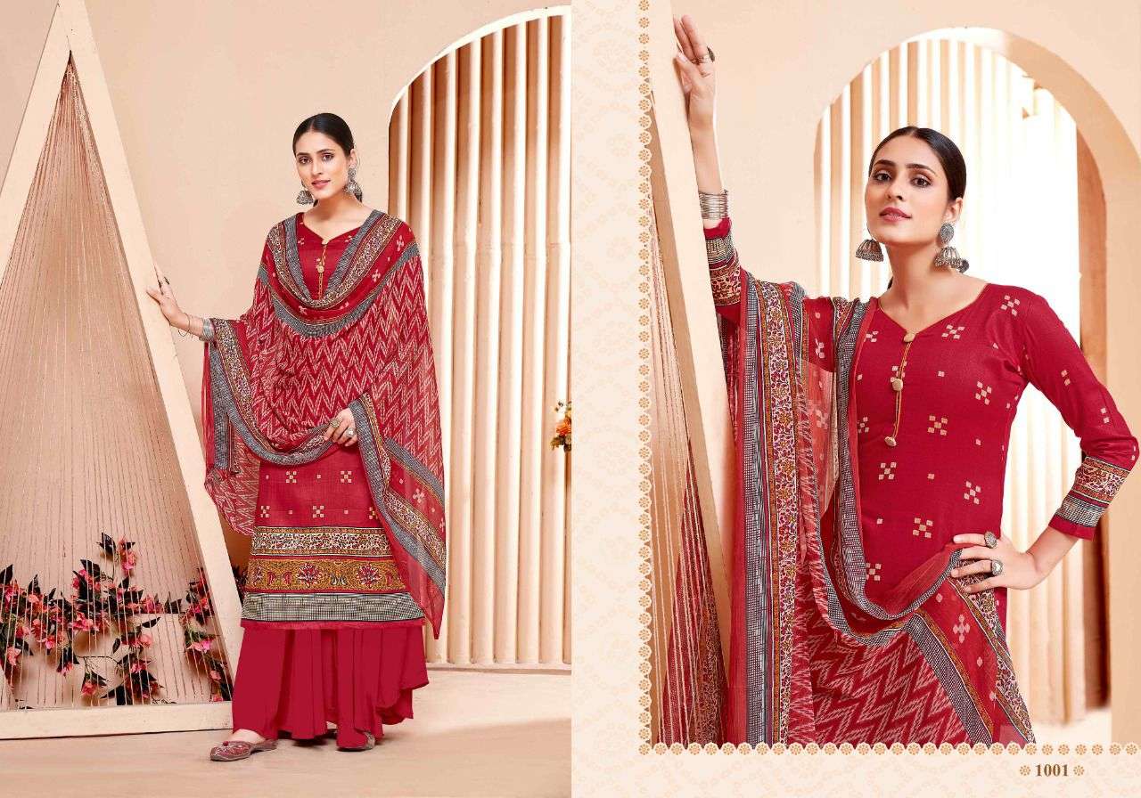 MAREENA BY SIYONI 1001 TO 1008 SERIES BEAUTIFUL SUITS COLORFUL STYLISH FANCY CASUAL WEAR & ETHNIC WEAR PURE JAM COTTON DIGITAL PRINT DRESSES AT WHOLESALE PRICE