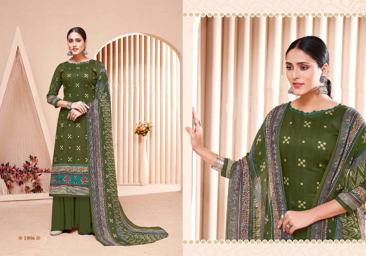 MAREENA BY SIYONI 1001 TO 1008 SERIES BEAUTIFUL SUITS COLORFUL STYLISH FANCY CASUAL WEAR & ETHNIC WEAR PURE JAM COTTON DIGITAL PRINT DRESSES AT WHOLESALE PRICE