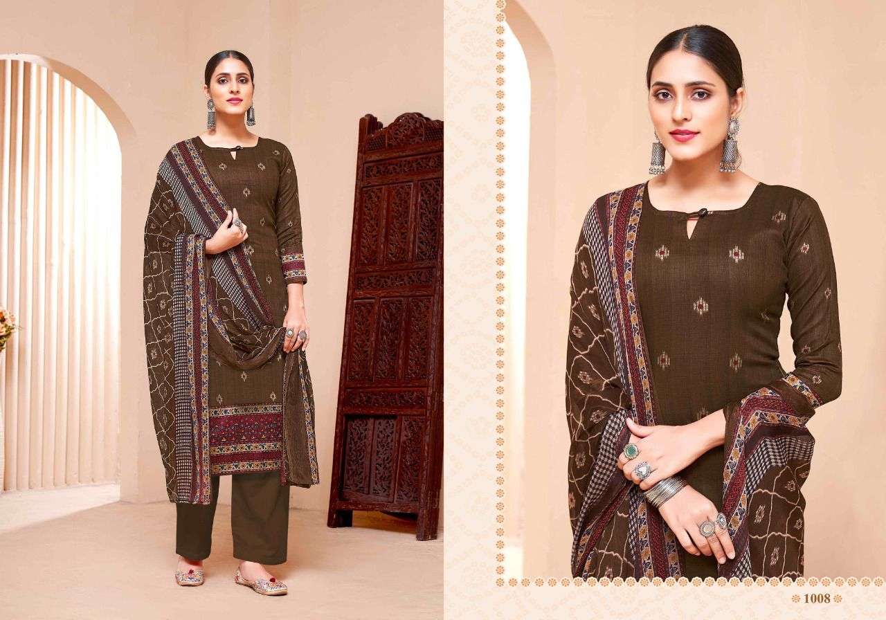 MAREENA BY SIYONI 1001 TO 1008 SERIES BEAUTIFUL SUITS COLORFUL STYLISH FANCY CASUAL WEAR & ETHNIC WEAR PURE JAM COTTON DIGITAL PRINT DRESSES AT WHOLESALE PRICE