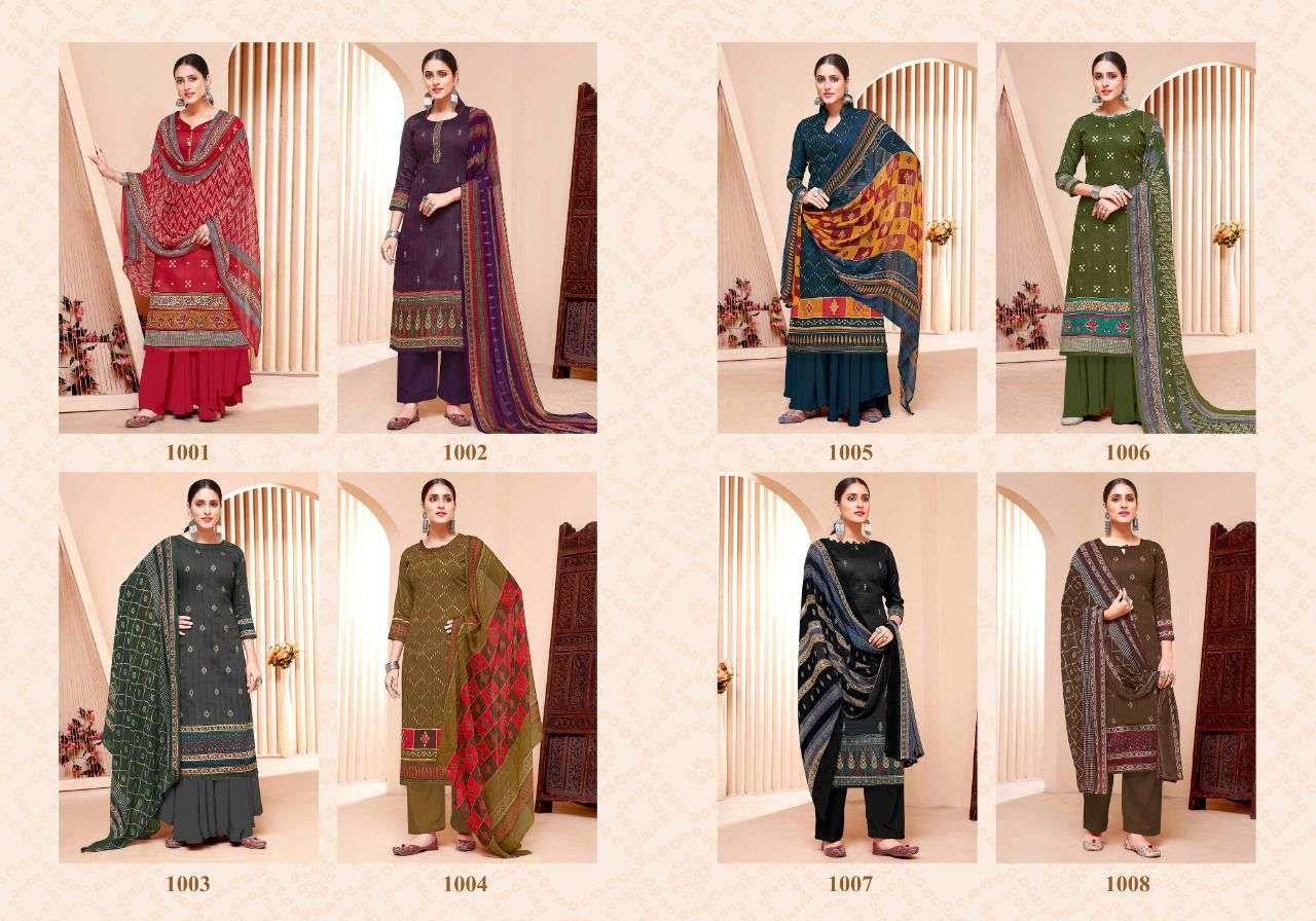 MAREENA BY SIYONI 1001 TO 1008 SERIES BEAUTIFUL SUITS COLORFUL STYLISH FANCY CASUAL WEAR & ETHNIC WEAR PURE JAM COTTON DIGITAL PRINT DRESSES AT WHOLESALE PRICE