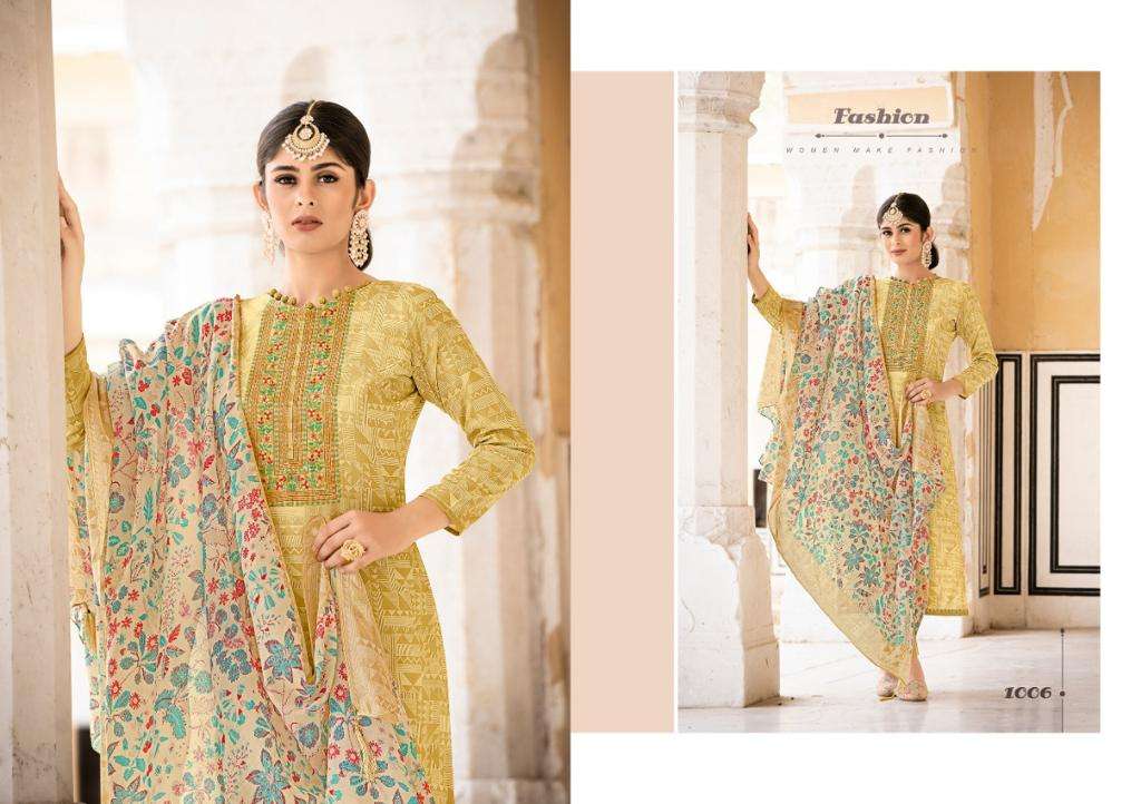 NASHEEN BY SELTOS 1001 TO 1008 SERIES BEAUTIFUL SUITS COLORFUL STYLISH FANCY CASUAL WEAR & ETHNIC WEAR PURE RAYON PRINT DRESSES AT WHOLESALE PRICE