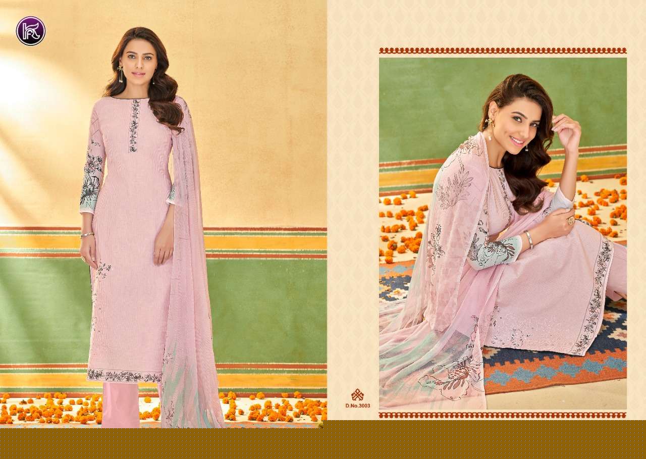 SIMREN BY KALA 3001 TO 3006 SERIES BEAUTIFUL SUITS COLORFUL STYLISH FANCY CASUAL WEAR & ETHNIC WEAR PURE LAWN COTTON PRINT DRESSES AT WHOLESALE PRICE