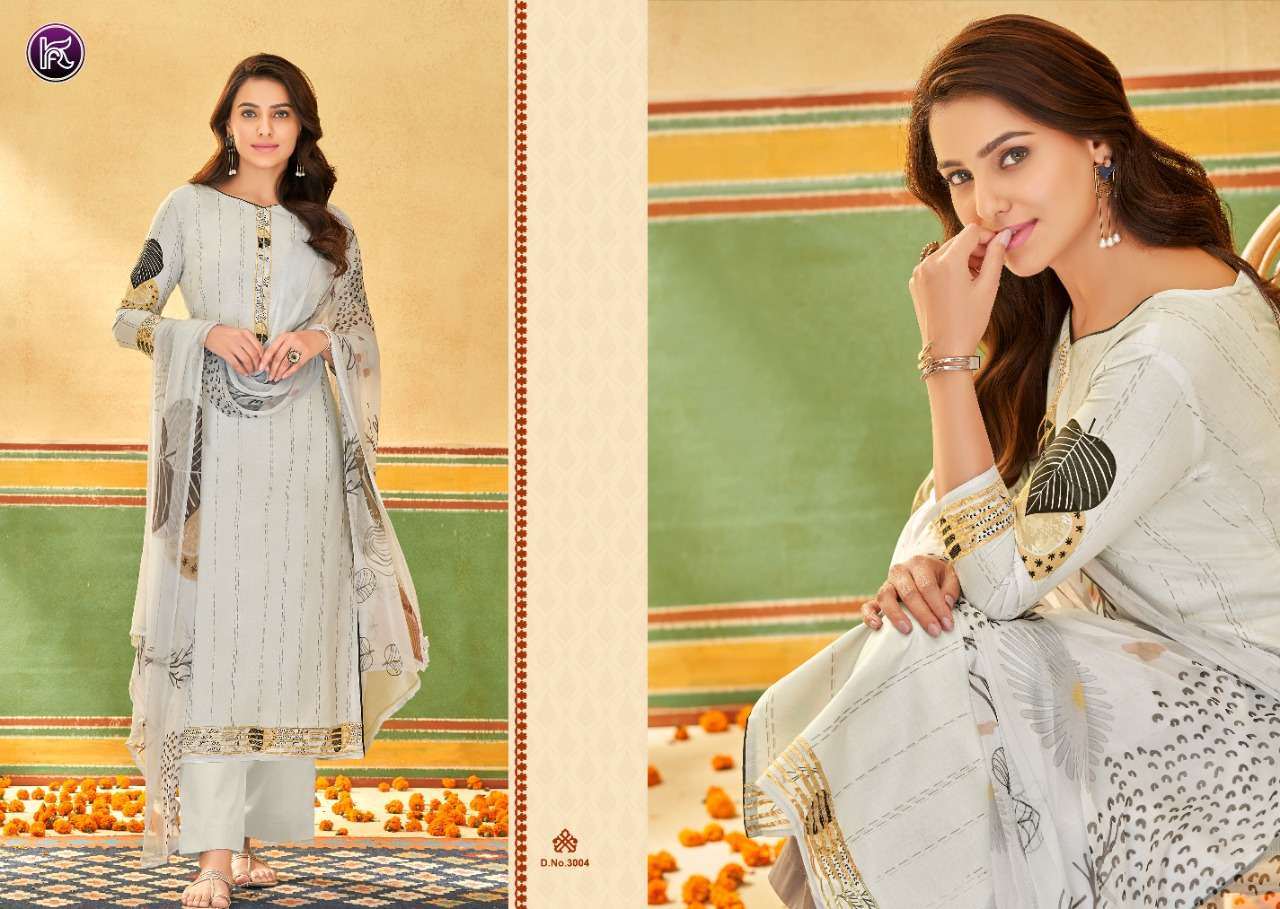 SIMREN BY KALA 3001 TO 3006 SERIES BEAUTIFUL SUITS COLORFUL STYLISH FANCY CASUAL WEAR & ETHNIC WEAR PURE LAWN COTTON PRINT DRESSES AT WHOLESALE PRICE