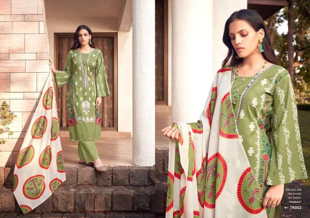 AALIYA BY SELTOS 78001 TO 78008 SERIES BEAUTIFUL SUITS COLORFUL STYLISH FANCY CASUAL WEAR & ETHNIC WEAR PURE CAMBRIC DIGITAL PRINT DRESSES AT WHOLESALE PRICE