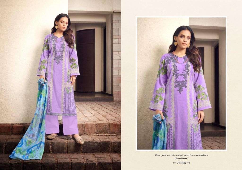 AALIYA BY SELTOS 78001 TO 78008 SERIES BEAUTIFUL SUITS COLORFUL STYLISH FANCY CASUAL WEAR & ETHNIC WEAR PURE CAMBRIC DIGITAL PRINT DRESSES AT WHOLESALE PRICE
