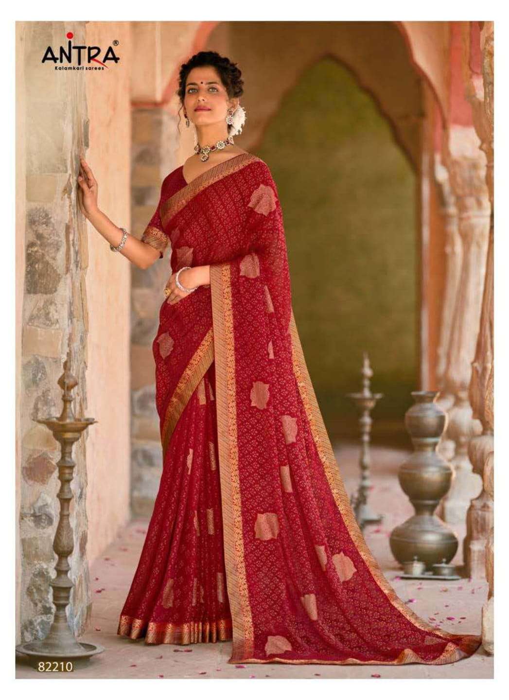NIGHT QUEEN BY ANTRA 82201 TO 82210 SERIES INDIAN TRADITIONAL WEAR COLLECTION BEAUTIFUL STYLISH FANCY COLORFUL PARTY WEAR & OCCASIONAL WEAR BRASSO PRINT SAREES AT WHOLESALE PRICE