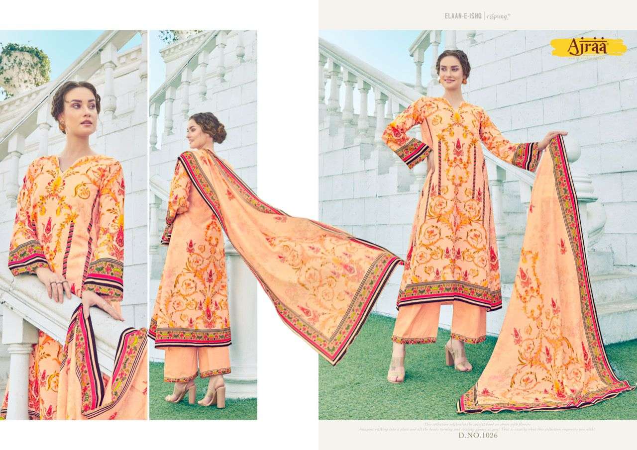 GUL-AHMED BY AJRAA 1021 TO 1026 SERIES BEAUTIFUL SUITS COLORFUL STYLISH FANCY CASUAL WEAR & ETHNIC WEAR COTTON PRINT DRESSES AT WHOLESALE PRICE