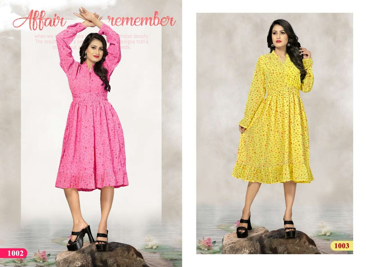 VISHA BY JOURNEY 1001 TO 1004 SERIES DESIGNER STYLISH FANCY COLORFUL BEAUTIFUL PARTY WEAR & ETHNIC WEAR COLLECTION GEORGETTE KURTIS AT WHOLESALE PRICE