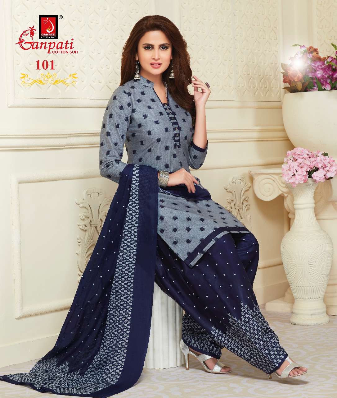 Jeeya Vol-6 By Ganpati Cotton Suits 601 To 615 Series Beautiful Suits Colorful Stylish Fancy Casual Wear & Ethnic Wear Cotton Dresses At Wholesale Price