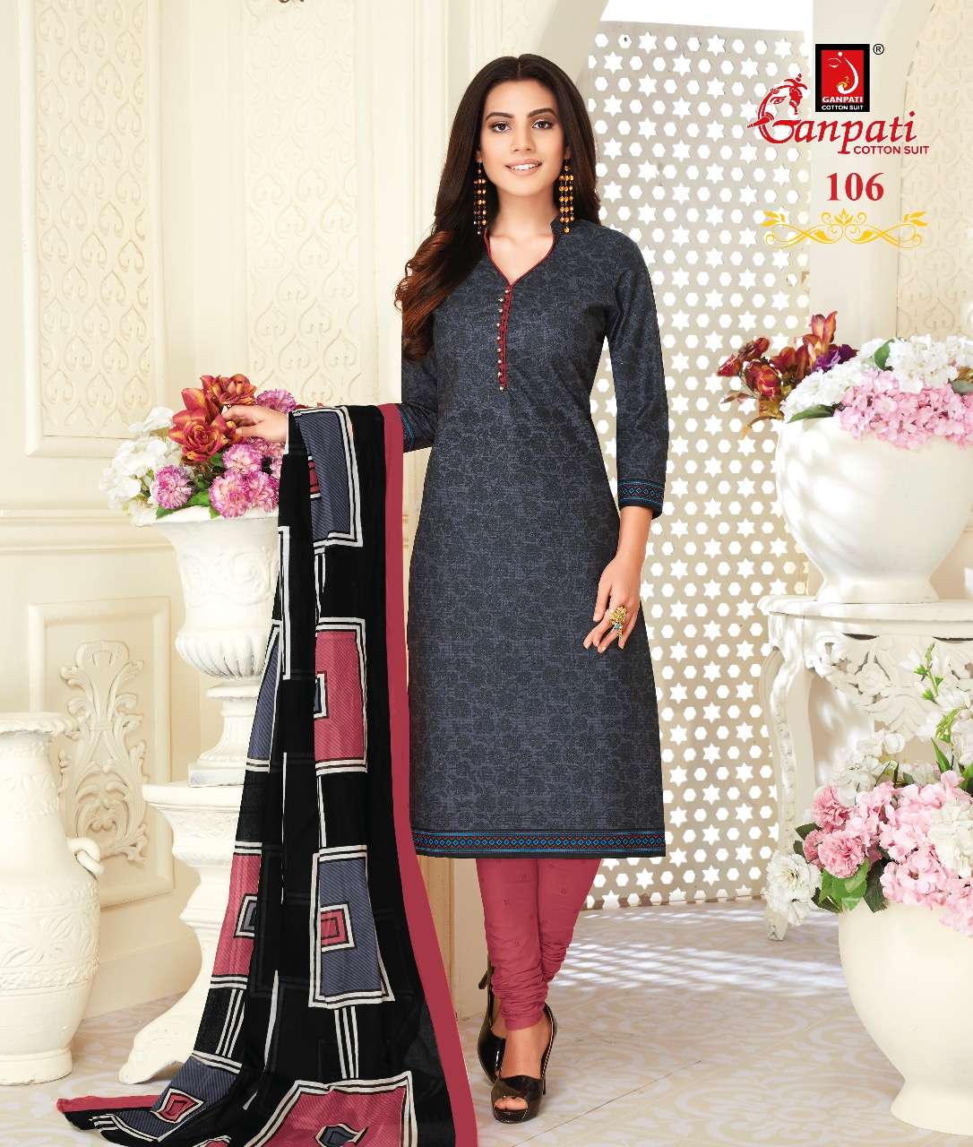 Jeeya Vol-6 By Ganpati Cotton Suits 601 To 615 Series Beautiful Suits Colorful Stylish Fancy Casual Wear & Ethnic Wear Cotton Dresses At Wholesale Price
