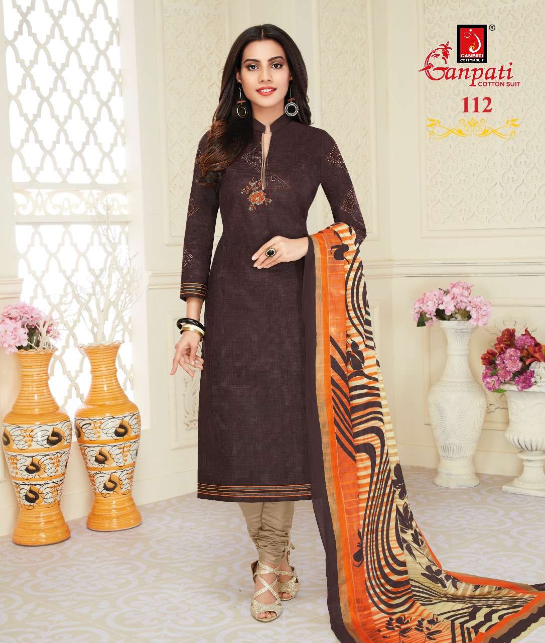 Jeeya Vol-6 By Ganpati Cotton Suits 601 To 615 Series Beautiful Suits Colorful Stylish Fancy Casual Wear & Ethnic Wear Cotton Dresses At Wholesale Price