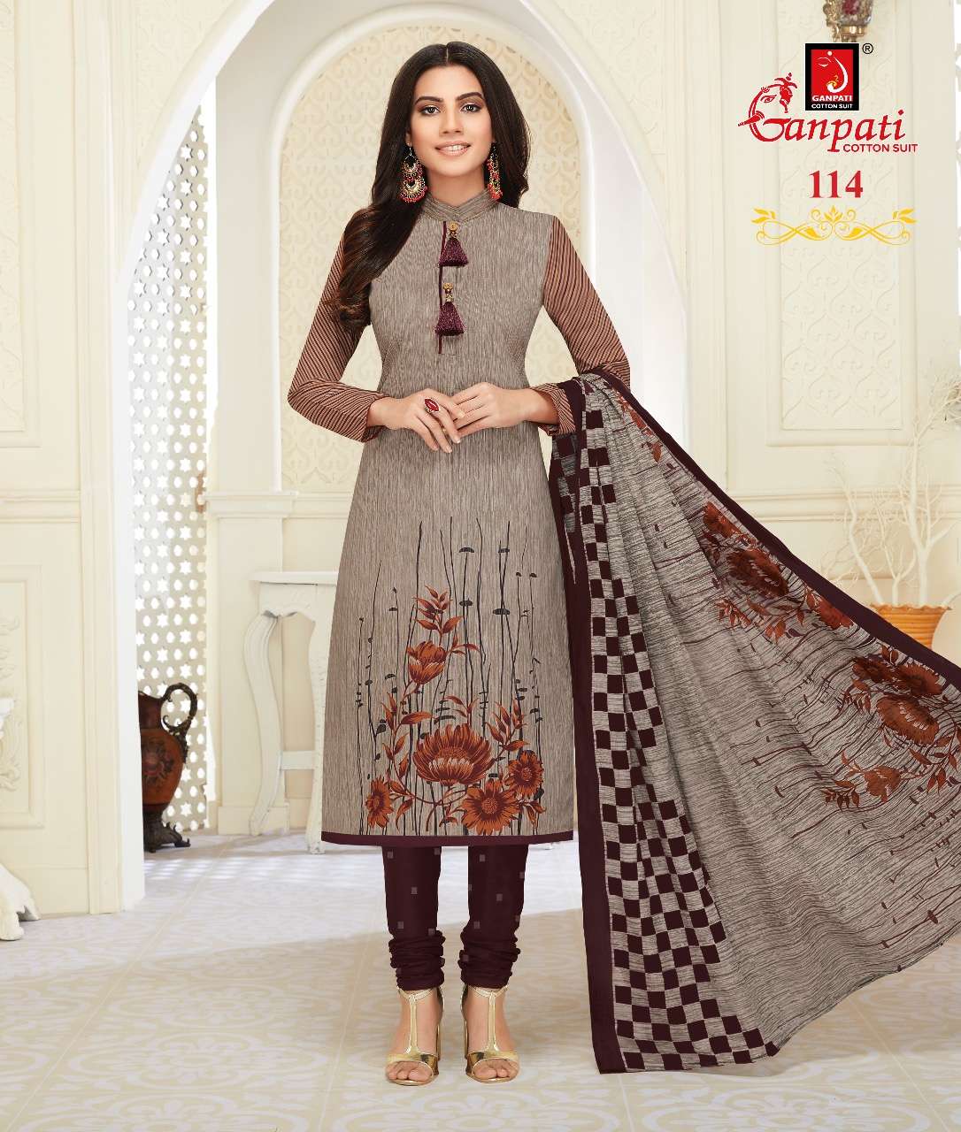 Jeeya Vol-6 By Ganpati Cotton Suits 601 To 615 Series Beautiful Suits Colorful Stylish Fancy Casual Wear & Ethnic Wear Cotton Dresses At Wholesale Price