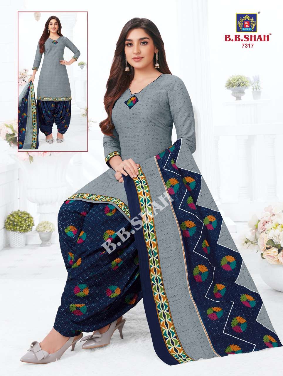 NAAYRAA VOL-3 BY B B SHAH 7301 TO 7336 SERIES BEAUTIFUL STYLISH SUITS FANCY COLORFUL CASUAL WEAR & ETHNIC WEAR & READY TO WEAR PURE COTTON PRINTED DRESSES AT WHOLESALE PRICE