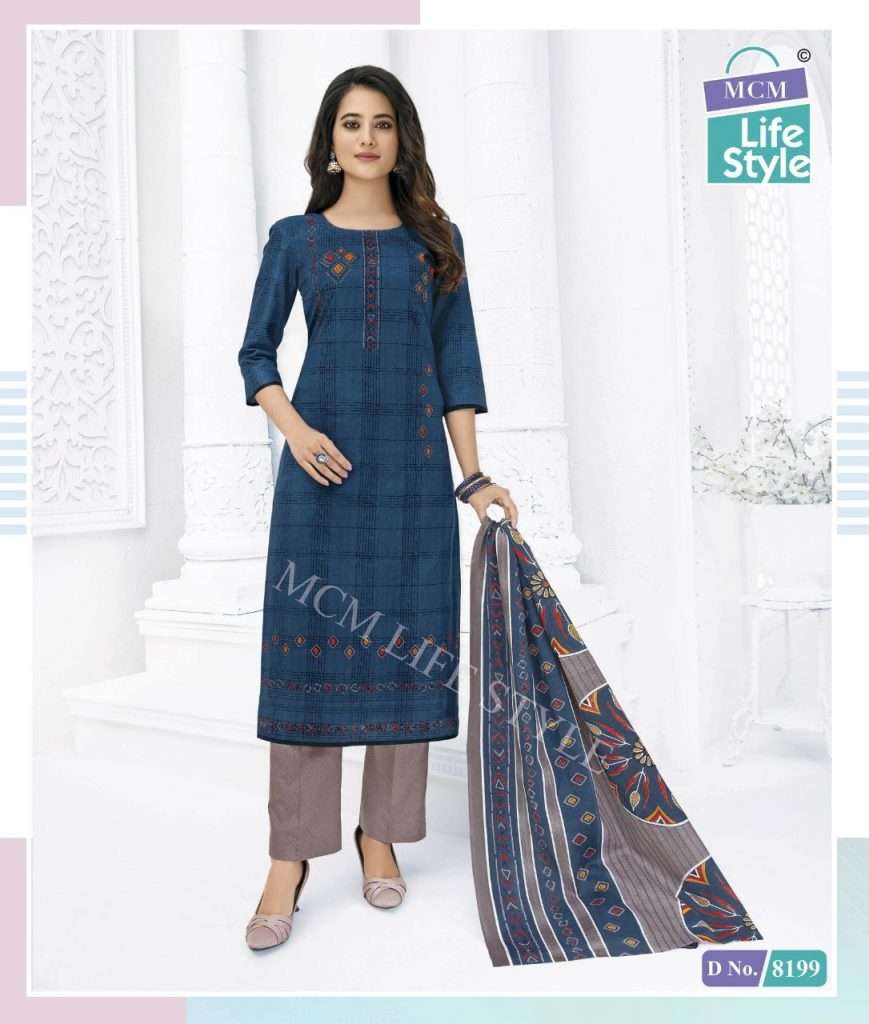 PRIYALAXMI VOL-23 BY MCM LIFESTYLE 8181 TO 8204 SERIES DESIGNER WEDDING COLLECTION BEAUTIFUL STYLISH FANCY COLORFUL PARTY WEAR & OCCASIONAL WEAR PURE COTTON PRINT DRESSES AT WHOLESALE PRICE