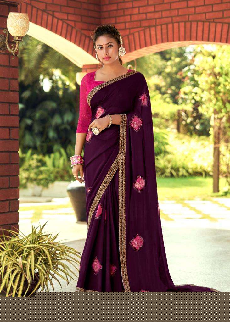SUHANI BY KASHVI CREATION 49001 TO 49010 SERIES INDIAN TRADITIONAL WEAR COLLECTION BEAUTIFUL STYLISH FANCY COLORFUL PARTY WEAR & OCCASIONAL WEAR GEORGETTE SAREES AT WHOLESALE PRICE