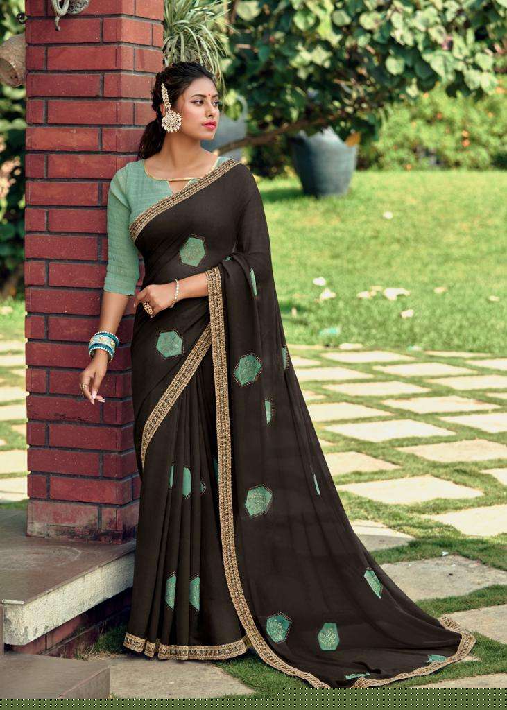 SUHANI BY KASHVI CREATION 49001 TO 49010 SERIES INDIAN TRADITIONAL WEAR COLLECTION BEAUTIFUL STYLISH FANCY COLORFUL PARTY WEAR & OCCASIONAL WEAR GEORGETTE SAREES AT WHOLESALE PRICE