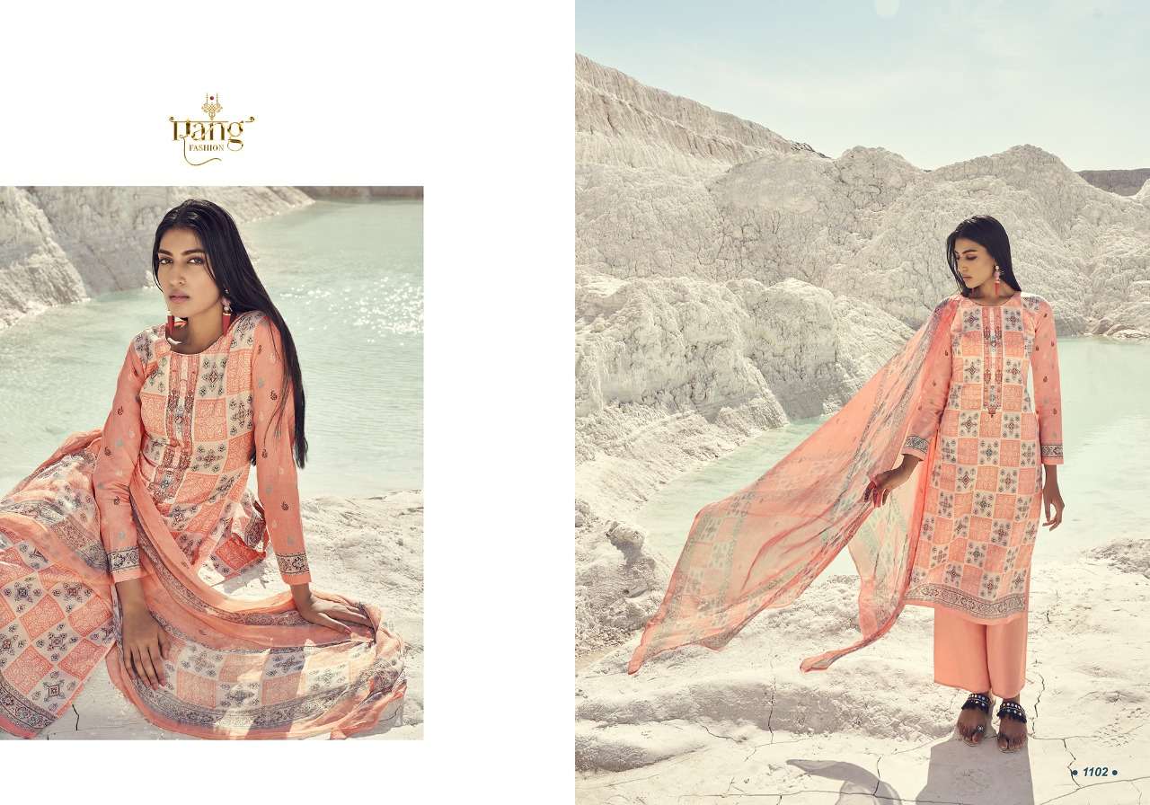 WHITE PEARL BY RANG FASHION 1101 TO 1108 SERIES BEAUTIFUL SUITS COLORFUL STYLISH FANCY CASUAL WEAR & ETHNIC WEAR PURE LAWN COTTON DIGITAL PRINT DRESSES AT WHOLESALE PRICE