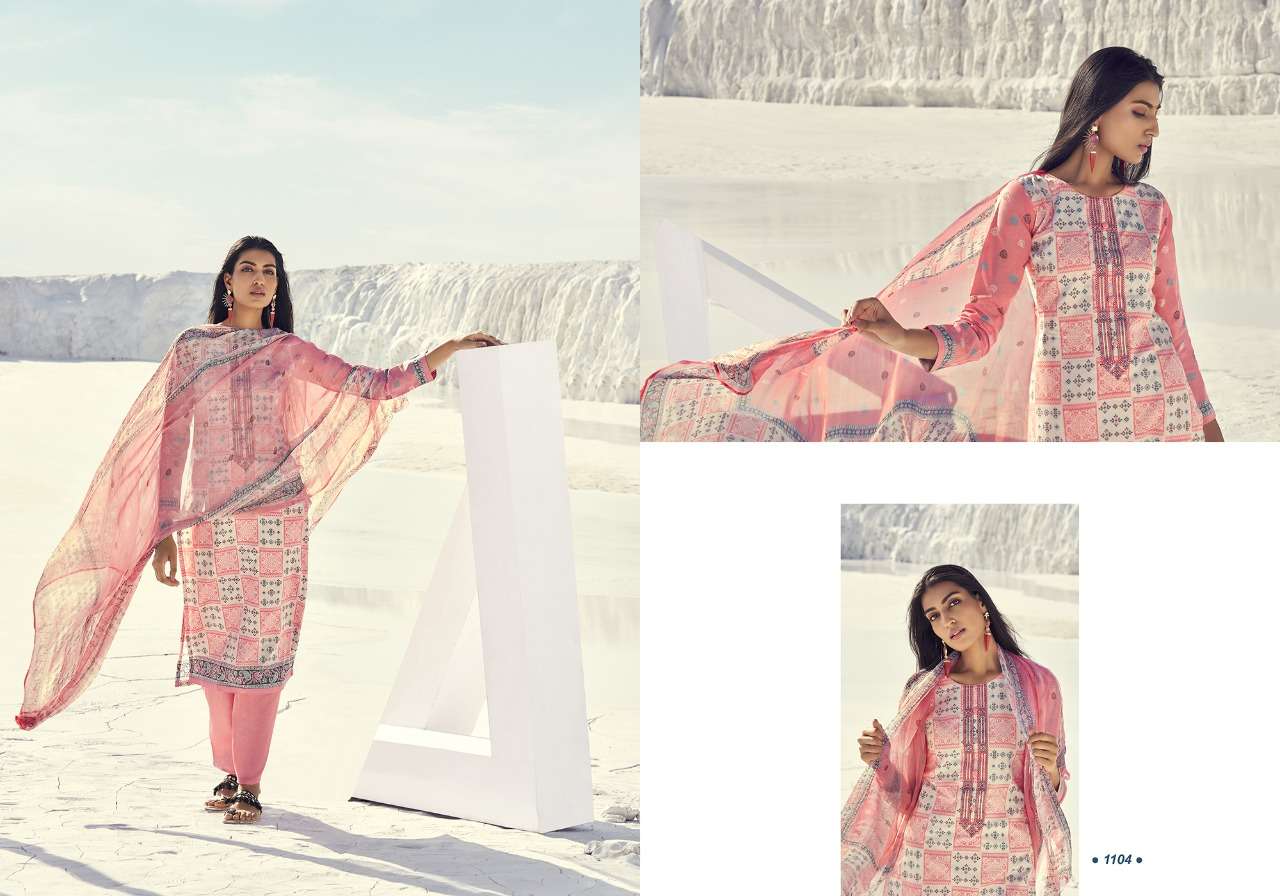 WHITE PEARL BY RANG FASHION 1101 TO 1108 SERIES BEAUTIFUL SUITS COLORFUL STYLISH FANCY CASUAL WEAR & ETHNIC WEAR PURE LAWN COTTON DIGITAL PRINT DRESSES AT WHOLESALE PRICE