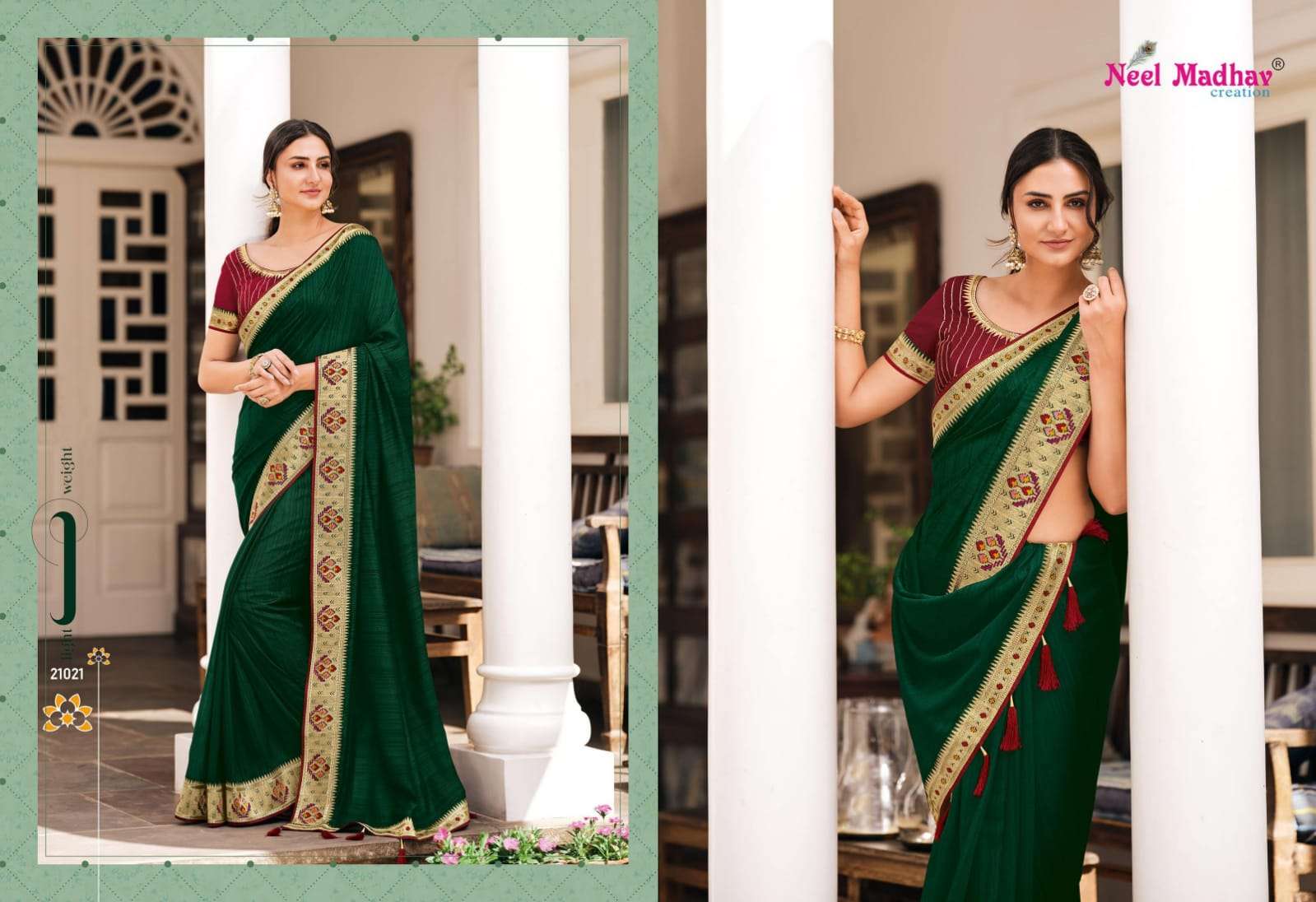 MIRISHA VOL-2 BY NEEL MADHAV 21016 TO 21026 SERIES INDIAN TRADITIONAL WEAR COLLECTION BEAUTIFUL STYLISH FANCY COLORFUL PARTY WEAR & OCCASIONAL WEAR SATIN GEORGETTE SAREES AT WHOLESALE PRICE