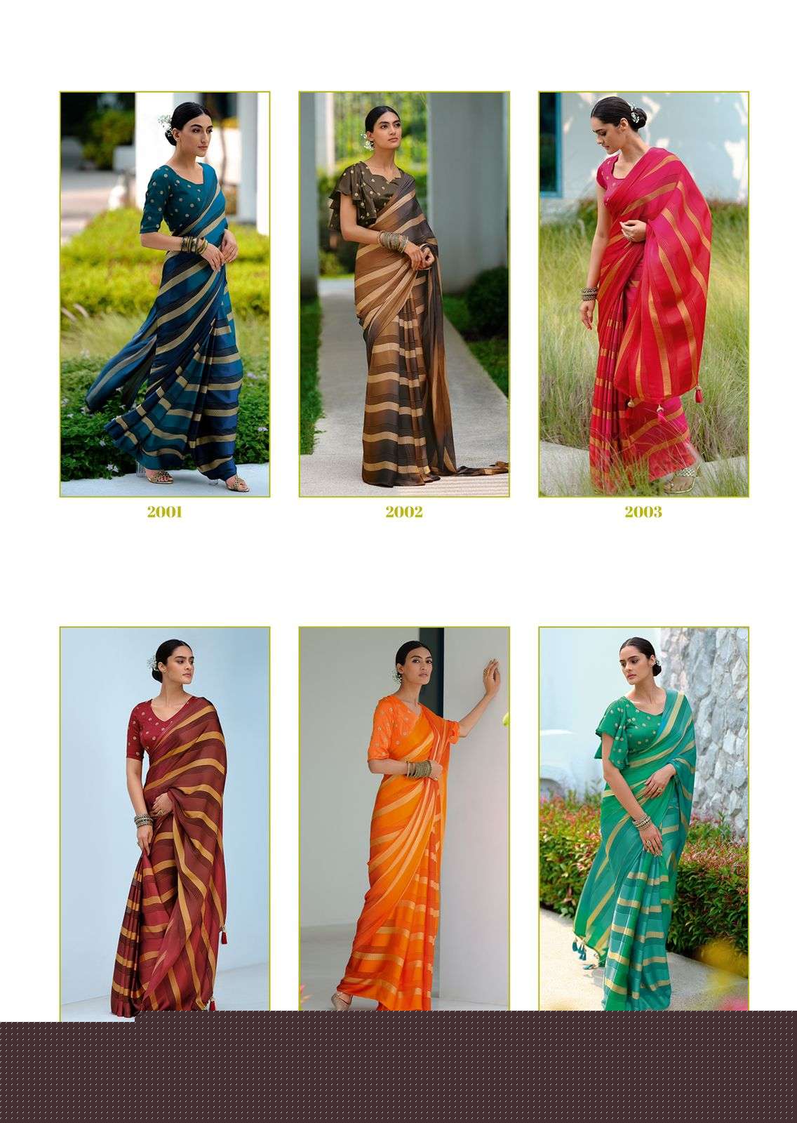 MUKTA BY KASHVI CREATION 2001 TO 2010 SERIES INDIAN TRADITIONAL WEAR COLLECTION BEAUTIFUL STYLISH FANCY COLORFUL PARTY WEAR & OCCASIONAL WEAR VISCOSE CREPE SAREES AT WHOLESALE PRICE