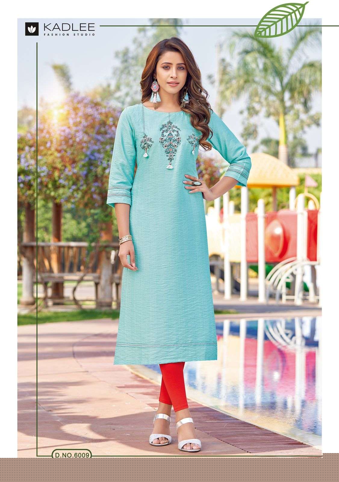 MOONLIGHT VOL-2 BY KADLEE 6007 TO 6012 SERIES DESIGNER STYLISH FANCY COLORFUL BEAUTIFUL PARTY WEAR & ETHNIC WEAR COLLECTION NYLON VISCOSE KURTIS AT WHOLESALE PRICE