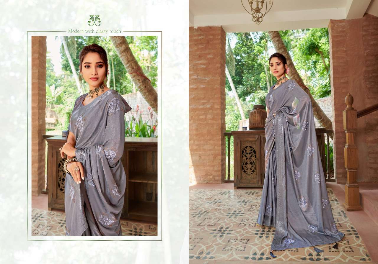 AALA SWAROVSKI BY YADU NANDAN FASHION 01 TO 06 SERIES INDIAN TRADITIONAL WEAR COLLECTION BEAUTIFUL STYLISH FANCY COLORFUL PARTY WEAR & OCCASIONAL WEAR CHINNON SATIN SAREES AT WHOLESALE PRICE