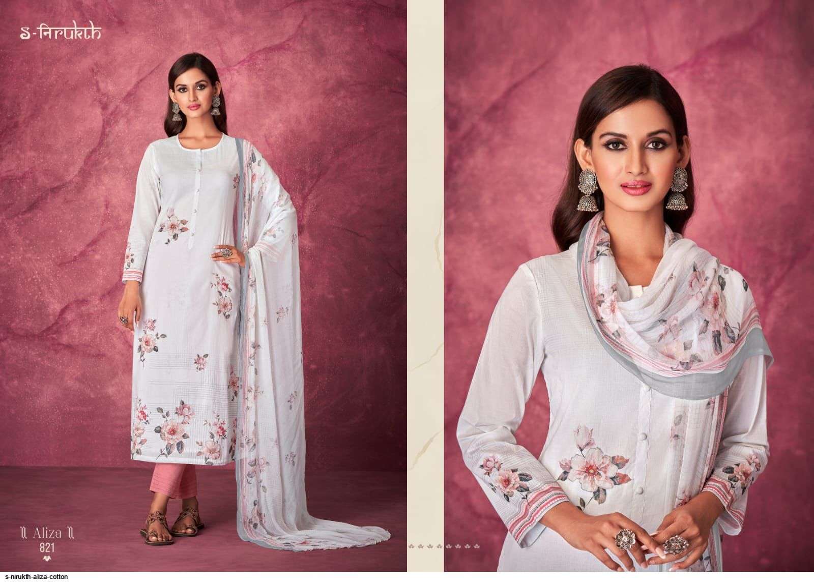 ALIZA VOL-2 BY S-NIRUKTH BEAUTIFUL SUITS COLORFUL STYLISH FANCY CASUAL WEAR & ETHNIC WEAR COTTON PRINT DRESSES AT WHOLESALE PRICE
