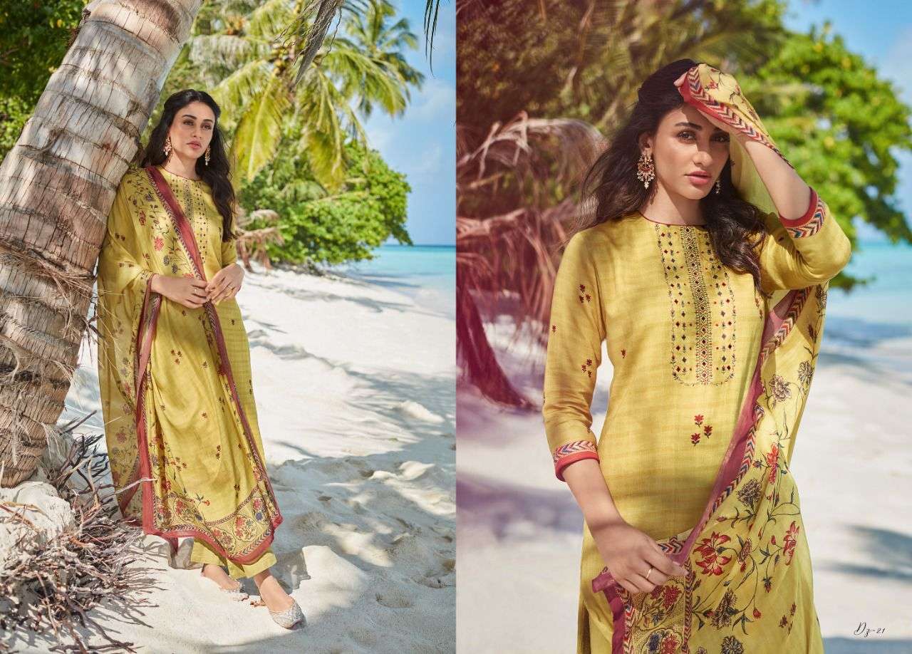 DINAZ BY EHRUM 21 TO 26 SERIES BEAUTIFUL SUITS COLORFUL STYLISH FANCY CASUAL WEAR & ETHNIC WEAR COTTON SATIN PRINT DRESSES AT WHOLESALE PRICE