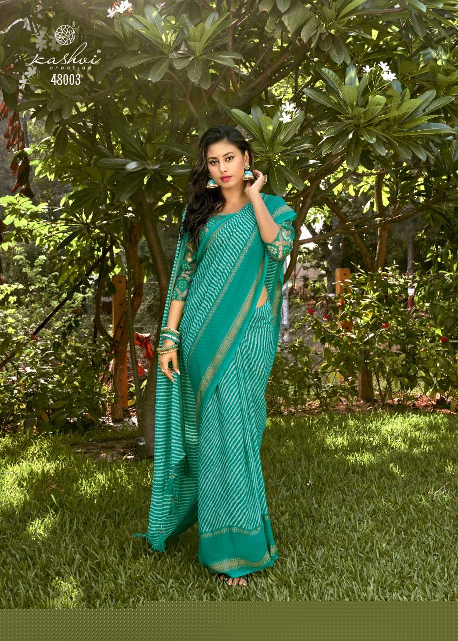 DIVYAM BY KASHVI CREATION 48001 TO 48010 SERIES INDIAN TRADITIONAL WEAR COLLECTION BEAUTIFUL STYLISH FANCY COLORFUL PARTY WEAR & OCCASIONAL WEAR DULL MOSS SAREES AT WHOLESALE PRICE