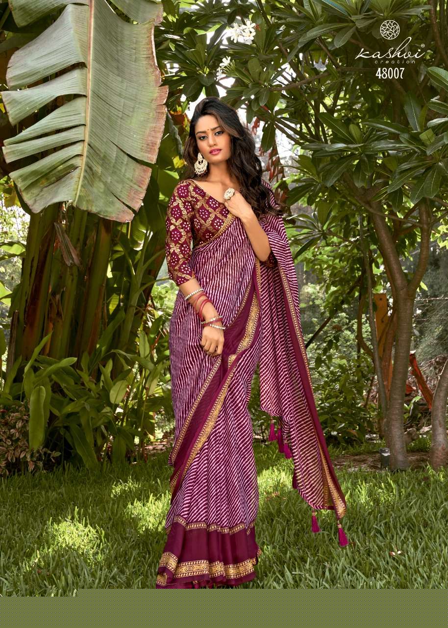 DIVYAM BY KASHVI CREATION 48001 TO 48010 SERIES INDIAN TRADITIONAL WEAR COLLECTION BEAUTIFUL STYLISH FANCY COLORFUL PARTY WEAR & OCCASIONAL WEAR DULL MOSS SAREES AT WHOLESALE PRICE