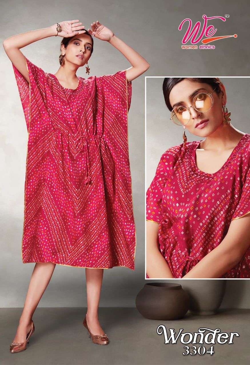 WONDER BY WOMEN ETHNIC 3301 TO 3306 SERIES DESIGNER STYLISH FANCY COLORFUL BEAUTIFUL PARTY WEAR & ETHNIC WEAR COLLECTION RAYON SLUB PRINT KURTIS AT WHOLESALE PRICE