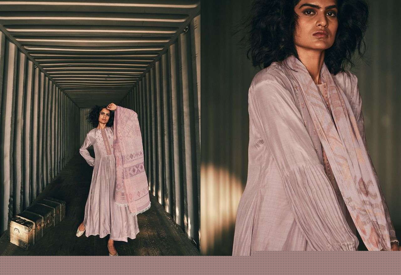 NAUTICAL SPRING BY VARSHA 21 TO 26 SERIES BEAUTIFUL SUITS COLORFUL STYLISH FANCY CASUAL WEAR & ETHNIC WEAR MULBERRY EMBROIDERED DRESSES AT WHOLESALE PRICE