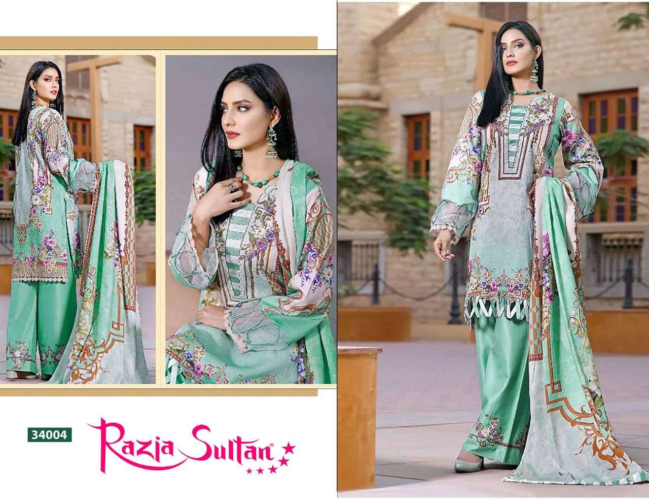 RAZIA SULTAN VOL-34 BY APANA COTTON 34001 TO 34010 SERIES BEAUTIFUL SUITS STYLISH FANCY COLORFUL CASUAL WEAR & ETHNIC WEAR COTTON PRINTED DRESSES AT WHOLESALE PRICE