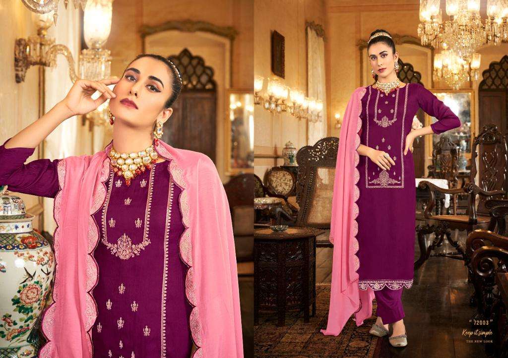 RUTBA BY SELTOS 72001 TO 72006 SERIES BEAUTIFUL SUITS COLORFUL STYLISH FANCY CASUAL WEAR & ETHNIC WEAR PURE COTTON SILK WITH WORK DRESSES AT WHOLESALE PRICE
