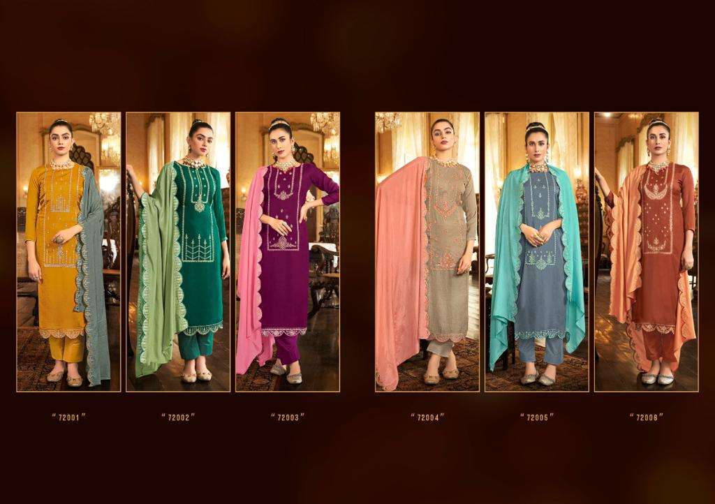 RUTBA BY SELTOS 72001 TO 72006 SERIES BEAUTIFUL SUITS COLORFUL STYLISH FANCY CASUAL WEAR & ETHNIC WEAR PURE COTTON SILK WITH WORK DRESSES AT WHOLESALE PRICE