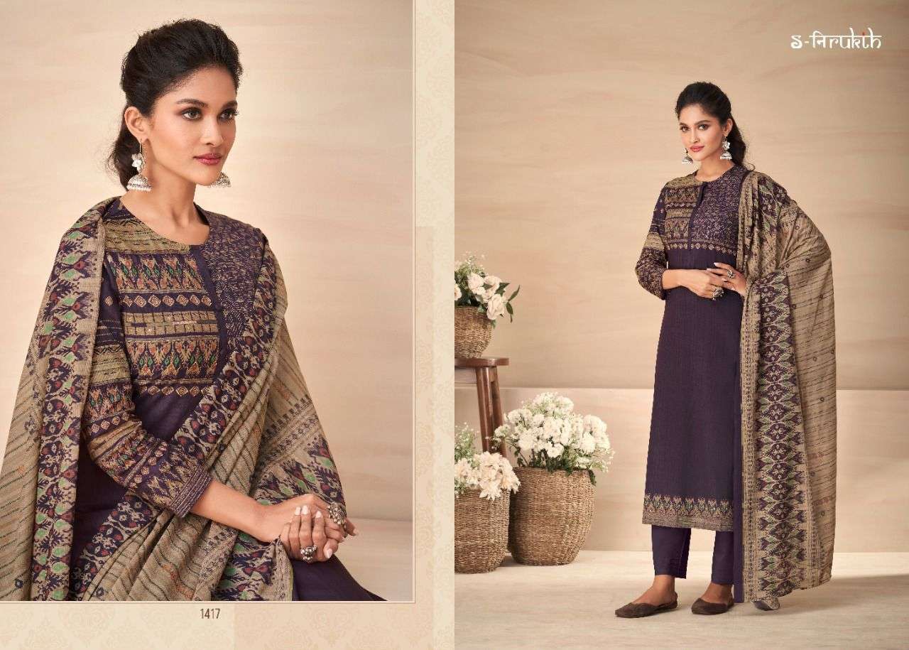 AAROHI BY S-NIRUKTH BEAUTIFUL SUITS COLORFUL STYLISH FANCY CASUAL WEAR & ETHNIC WEAR COTTON PRINT WITH EMBROIDERY DRESSES AT WHOLESALE PRICE
