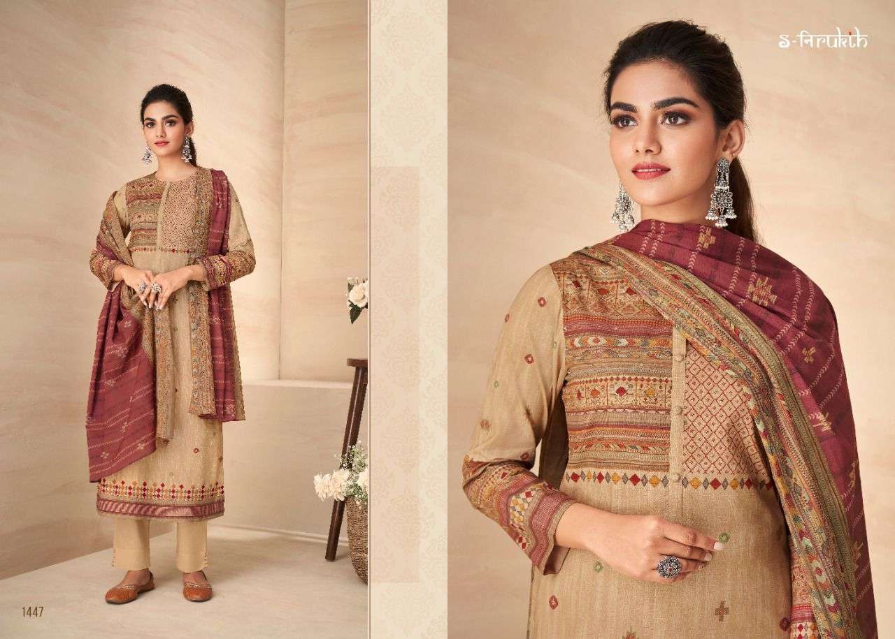 AAROHI BY S-NIRUKTH BEAUTIFUL SUITS COLORFUL STYLISH FANCY CASUAL WEAR & ETHNIC WEAR COTTON PRINT WITH EMBROIDERY DRESSES AT WHOLESALE PRICE