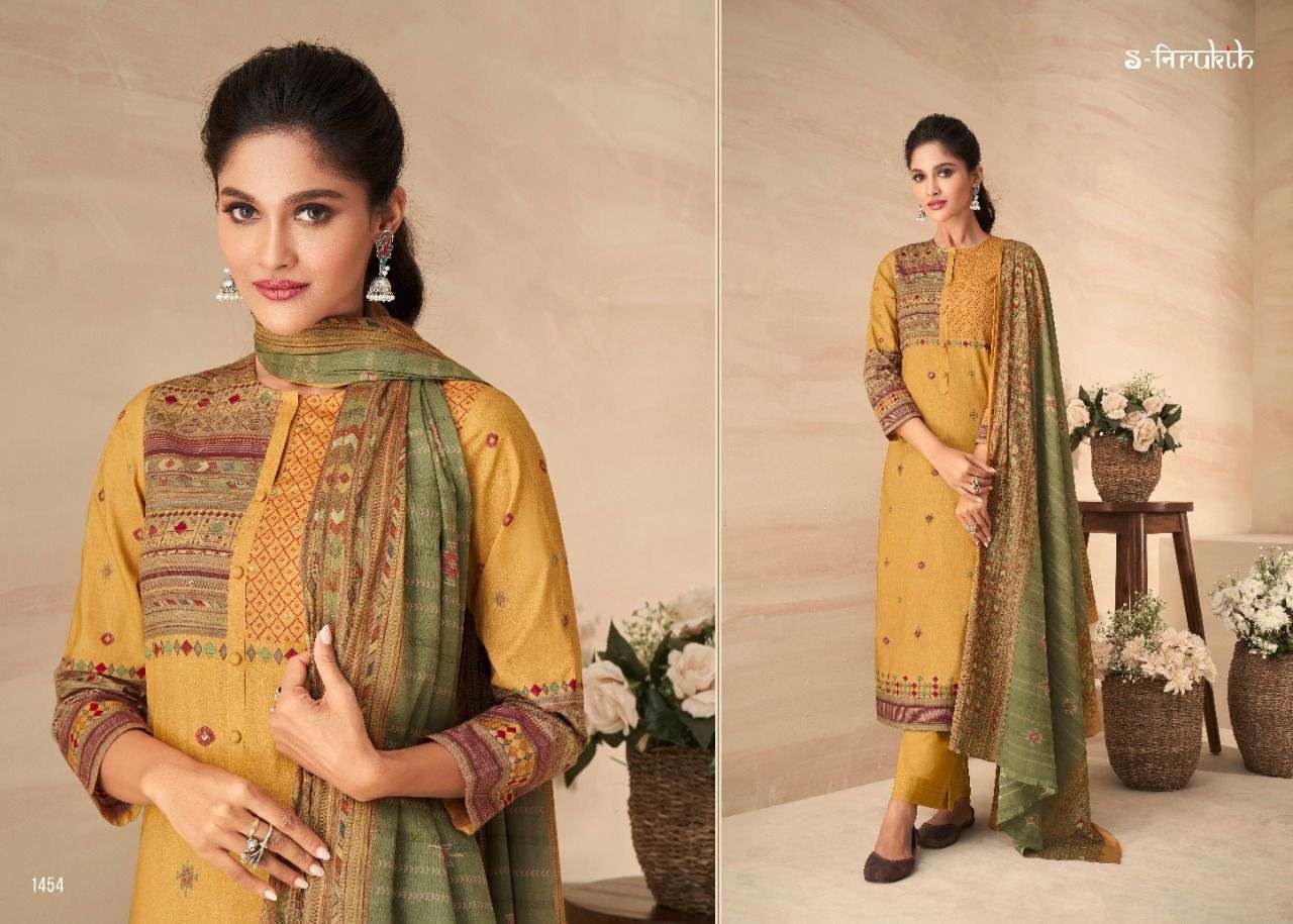 AAROHI BY S-NIRUKTH BEAUTIFUL SUITS COLORFUL STYLISH FANCY CASUAL WEAR & ETHNIC WEAR COTTON PRINT WITH EMBROIDERY DRESSES AT WHOLESALE PRICE