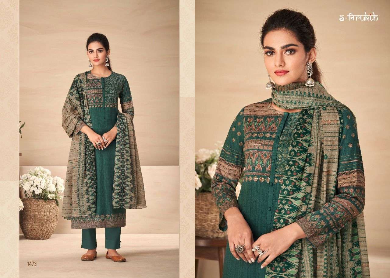 AAROHI BY S-NIRUKTH BEAUTIFUL SUITS COLORFUL STYLISH FANCY CASUAL WEAR & ETHNIC WEAR COTTON PRINT WITH EMBROIDERY DRESSES AT WHOLESALE PRICE