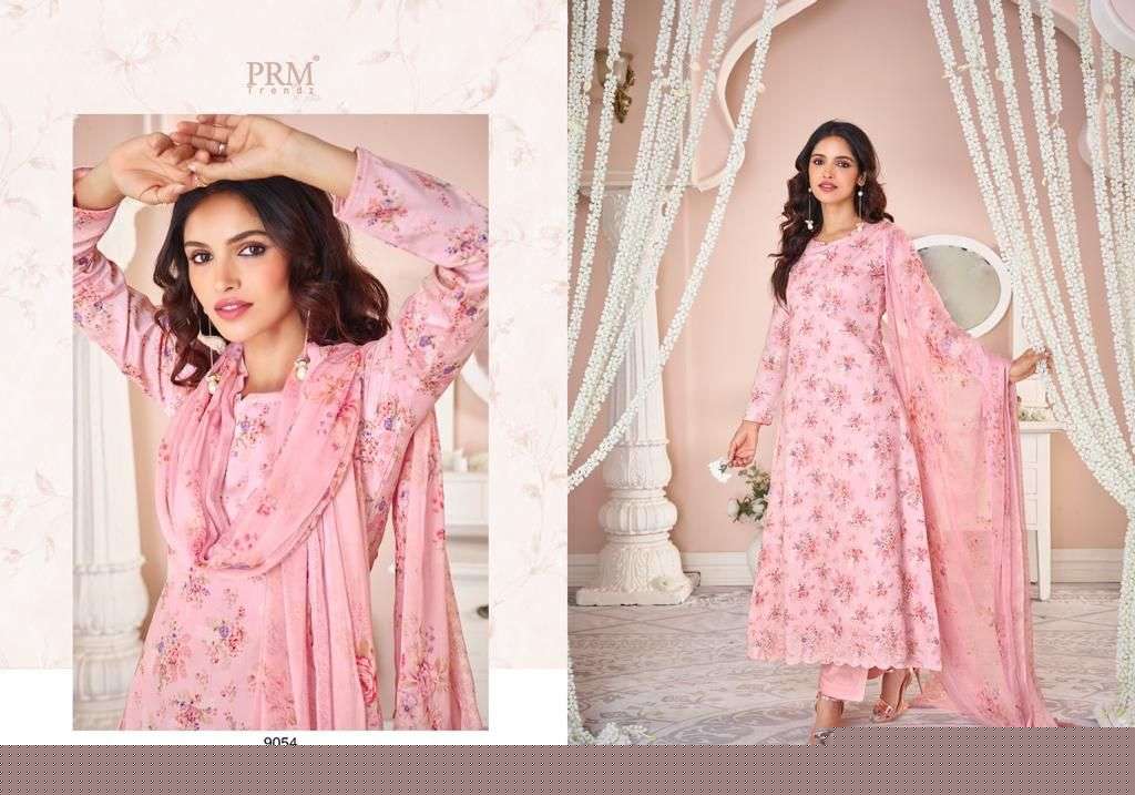 QLINE BY PRM TRENDZ 9054 TO 9063 SERIES BEAUTIFUL SUITS COLORFUL STYLISH FANCY CASUAL WEAR & ETHNIC WEAR PURE LAWN COTTON PRINT DRESSES AT WHOLESALE PRICE