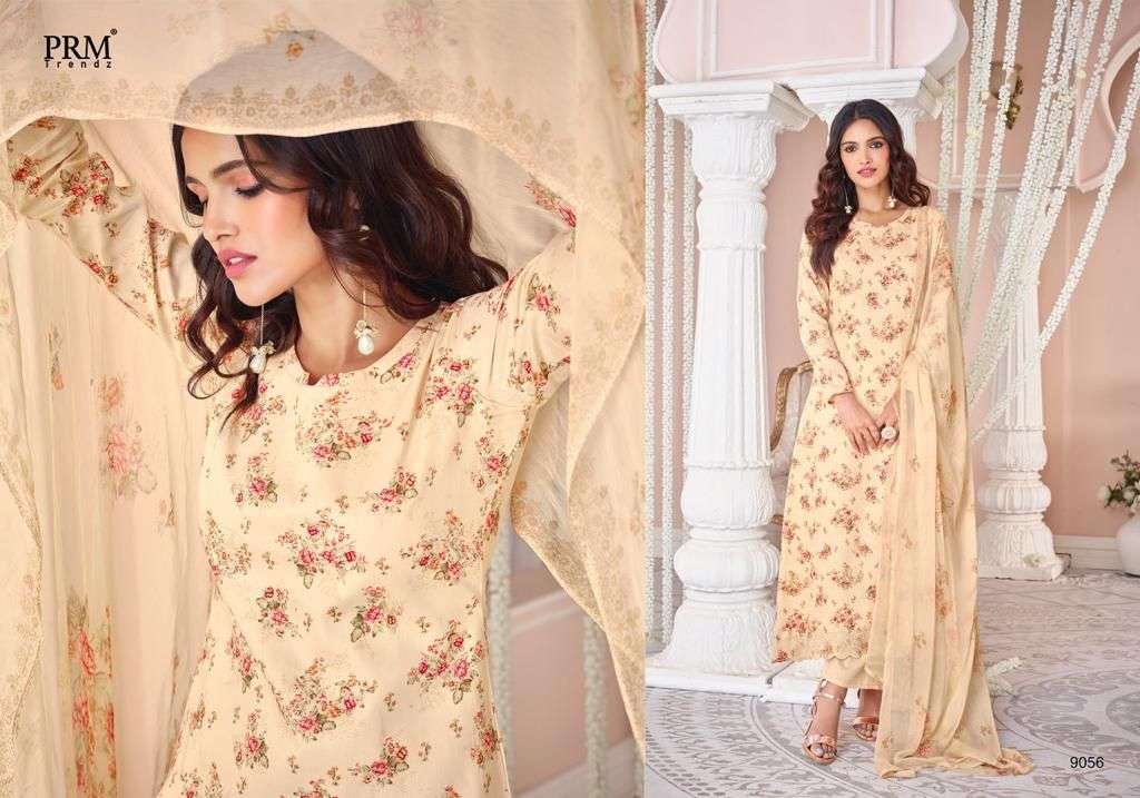 QLINE BY PRM TRENDZ 9054 TO 9063 SERIES BEAUTIFUL SUITS COLORFUL STYLISH FANCY CASUAL WEAR & ETHNIC WEAR PURE LAWN COTTON PRINT DRESSES AT WHOLESALE PRICE