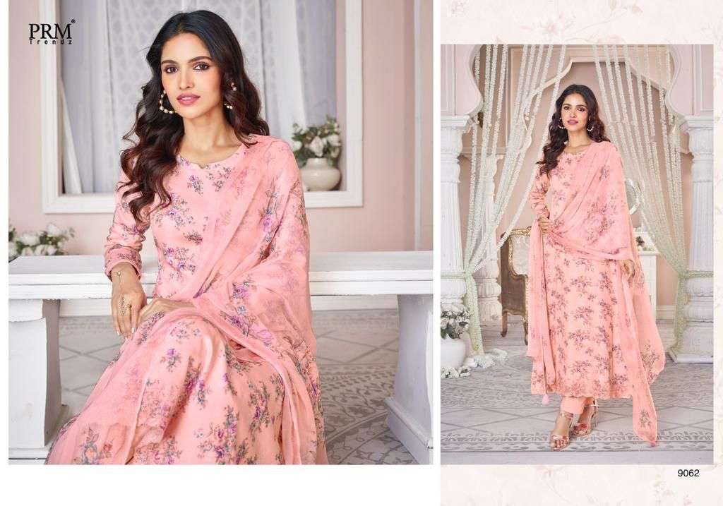 QLINE BY PRM TRENDZ 9054 TO 9063 SERIES BEAUTIFUL SUITS COLORFUL STYLISH FANCY CASUAL WEAR & ETHNIC WEAR PURE LAWN COTTON PRINT DRESSES AT WHOLESALE PRICE