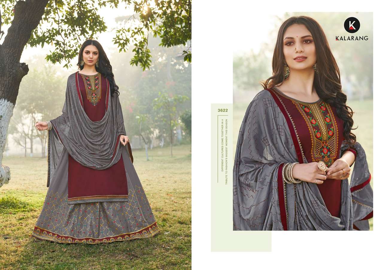 Pushparaj By Kalarang 3621 To 3624 Series Beautiful Suits Colorful Stylish Fancy Casual Wear & Ethnic Wear Jam Silk Cotton With Work Dresses At Wholesale Price