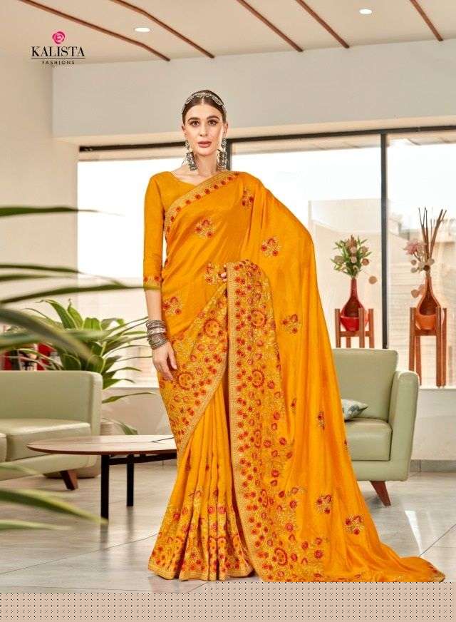 APPLE VOL-3 BY KALISTA FASHION 48475 TO 48482 SERIES INDIAN TRADITIONAL WEAR COLLECTION BEAUTIFUL STYLISH FANCY COLORFUL PARTY WEAR & OCCASIONAL WEAR VICHITRA SAREES AT WHOLESALE PRICE
