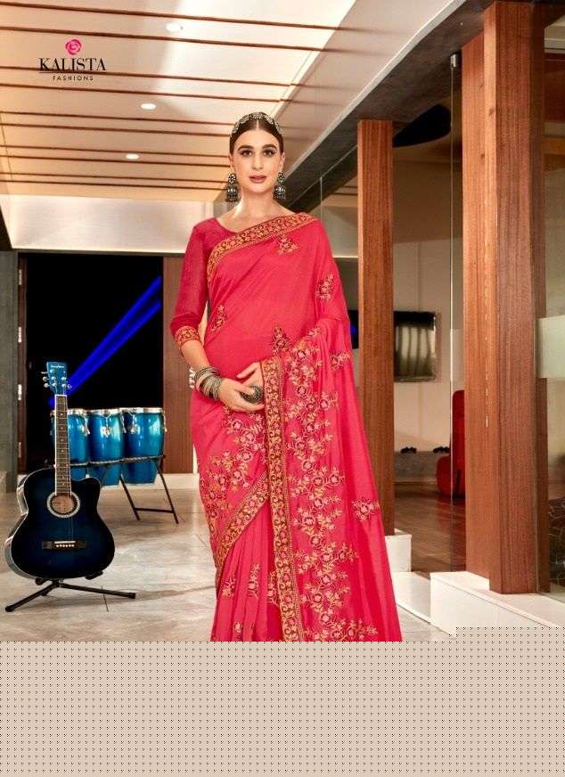APPLE VOL-3 BY KALISTA FASHION 48475 TO 48482 SERIES INDIAN TRADITIONAL WEAR COLLECTION BEAUTIFUL STYLISH FANCY COLORFUL PARTY WEAR & OCCASIONAL WEAR VICHITRA SAREES AT WHOLESALE PRICE