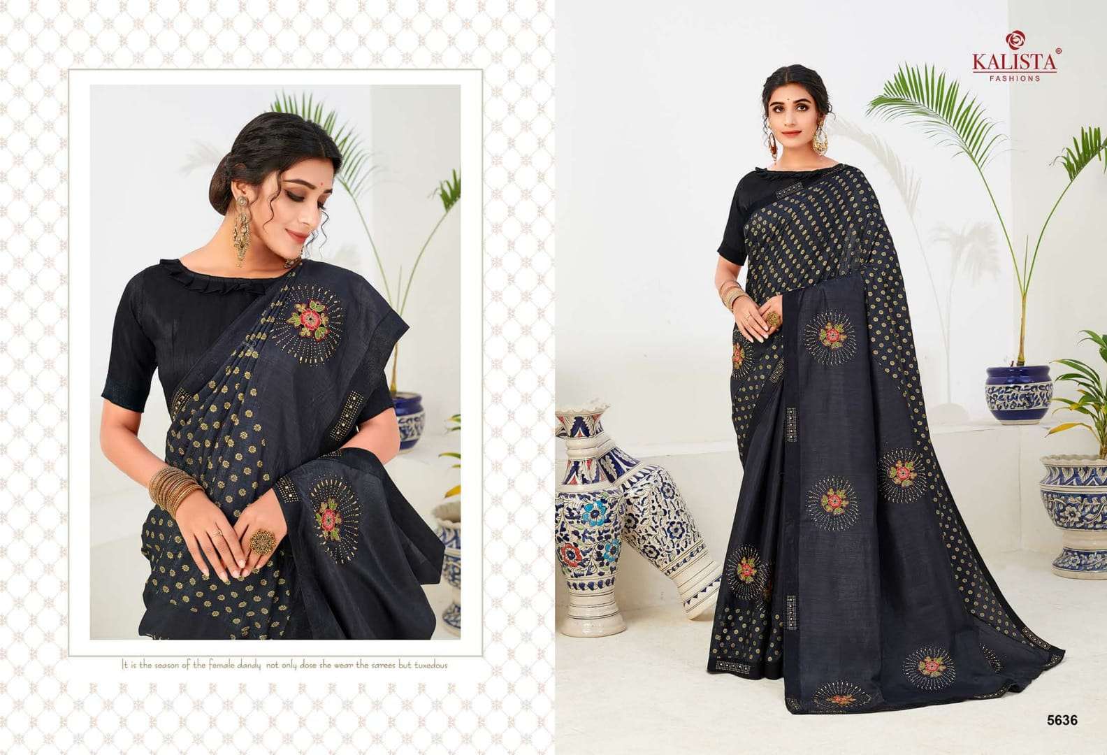 PAYTM BY KALISTA FASHION 5634 TO 5639 SERIES INDIAN TRADITIONAL WEAR COLLECTION BEAUTIFUL STYLISH FANCY COLORFUL PARTY WEAR & OCCASIONAL WEAR FANCY SAREES AT WHOLESALE PRICE