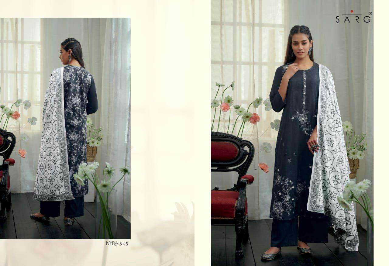 NYRA BY SARG BEAUTIFUL SUITS COLORFUL STYLISH FANCY CASUAL WEAR & ETHNIC WEAR PURE COTTON DIGITAL PRINT DRESSES AT WHOLESALE PRICE