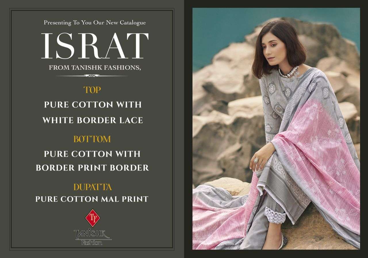 Israt By Tanishk Fashion 3501 To 3508 Series Beautiful Suits Colorful Stylish Fancy Casual Wear & Ethnic Wear Pure Cotton Dresses At Wholesale Price