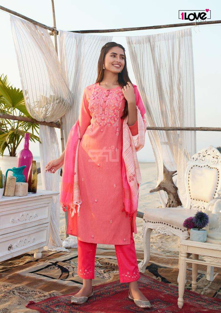 WOMANIYA VOL-3 BY 1 LOVE 01 TO 08 SERIES STYLISH FANCY BEAUTIFUL COLORFUL CASUAL WEAR & ETHNIC WEAR COTTON PRINT KURTIS AT WHOLESALE PRICE